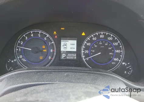 2010 Infiniti G37X z USA, uszkodzony, nr VIN JN1CV6AR6AM252752